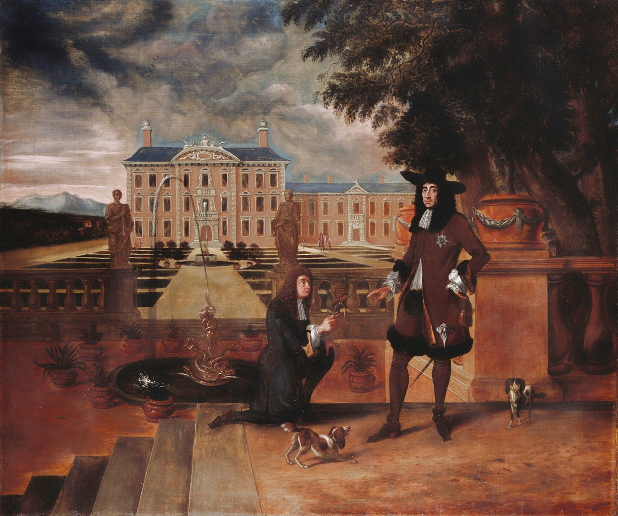 Charles-ananas - Hendrick Danckerts