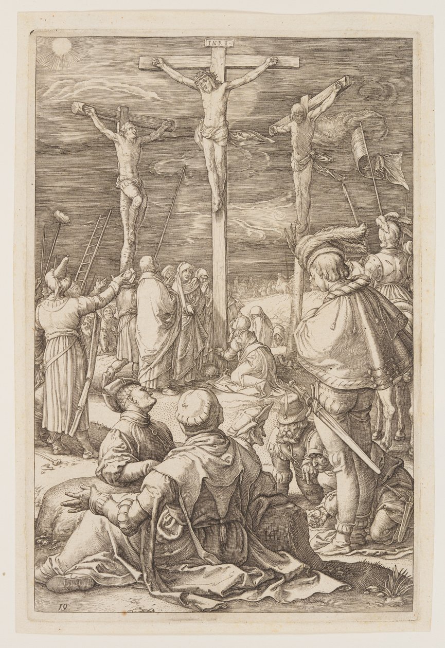 Le Christ en croix, extrait de La Passion - Hendrick Goltzius