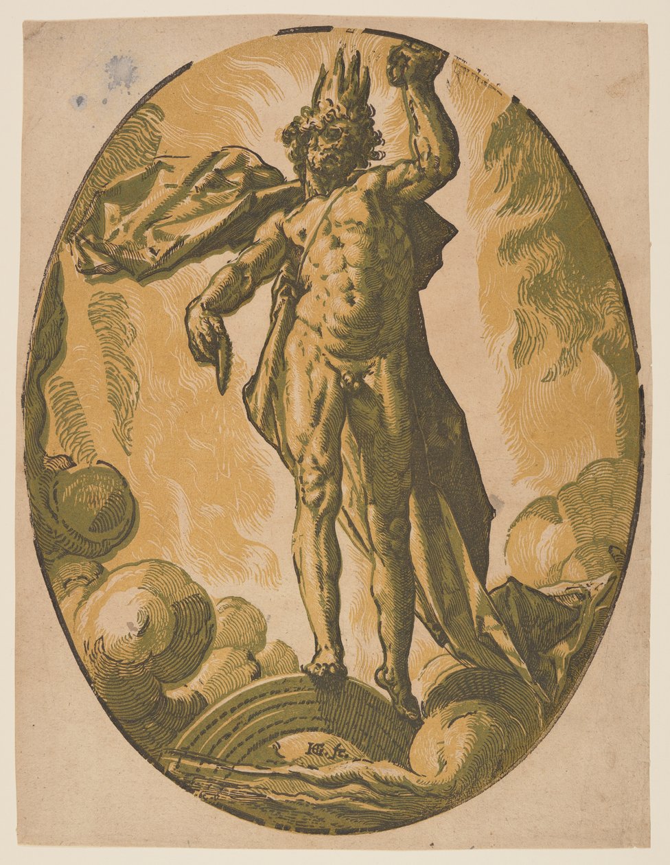 Hélios, extrait de Les divinités - Hendrick Goltzius