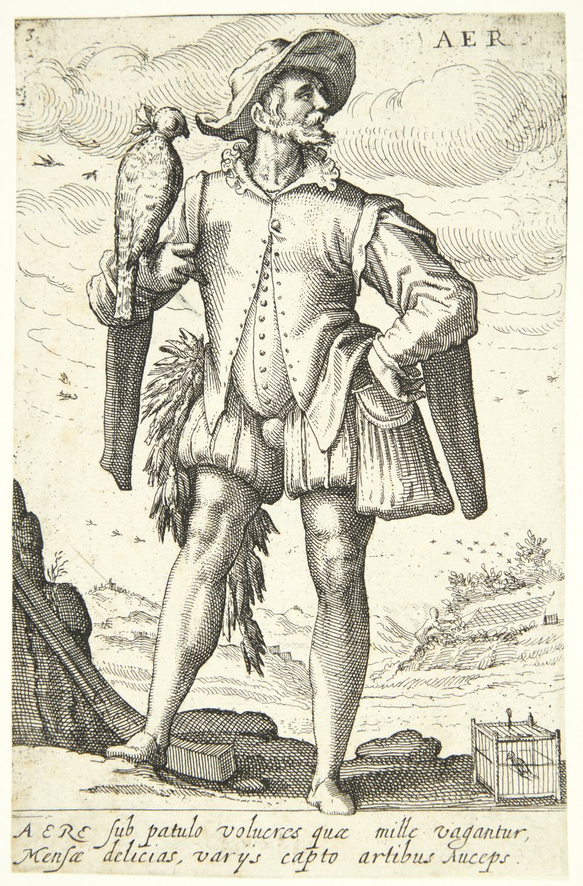 Air (Aer) - Hendrick Goltzius
