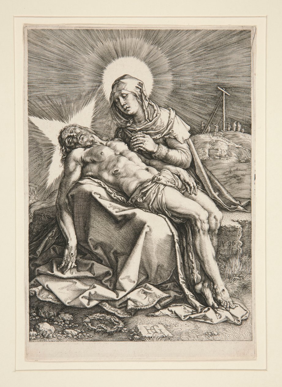 Pietà - Hendrick Goltzius