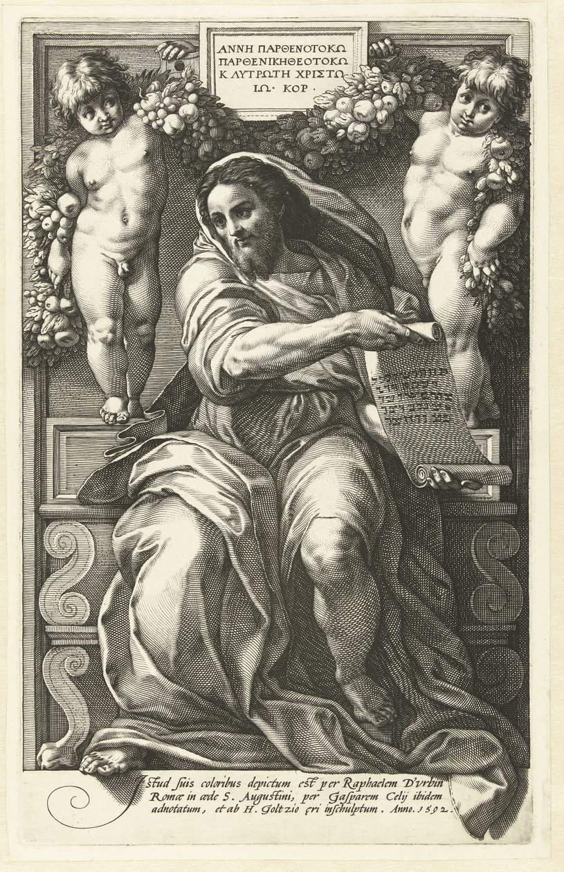 Prophète Isaïe - Hendrick Goltzius