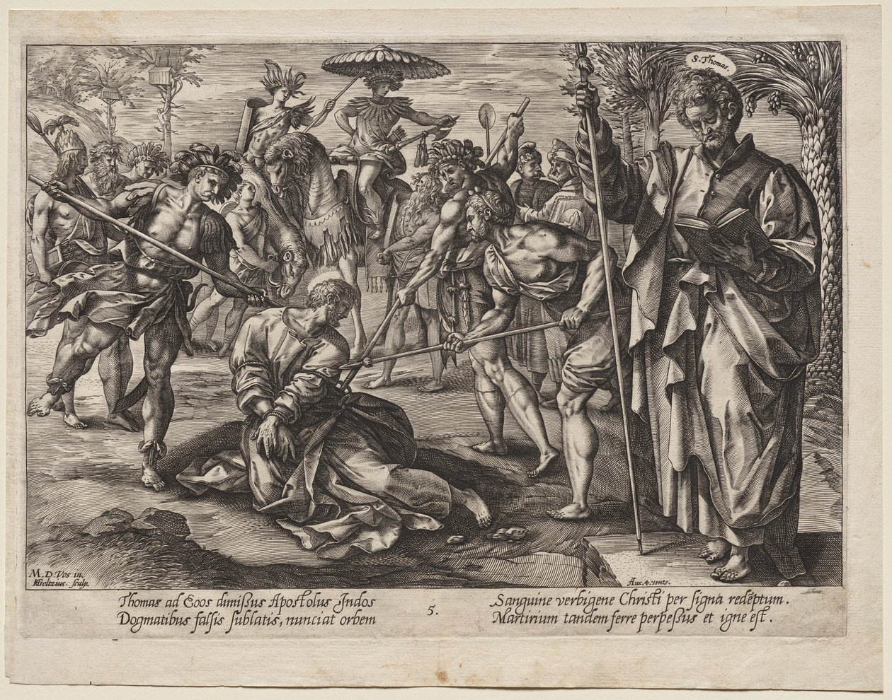 Saint Thomas - Hendrick Goltzius