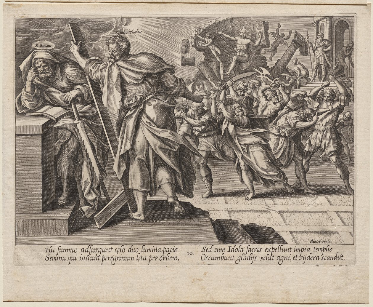 Saints Judas Thaddée et Simon le Zélote - Hendrick Goltzius