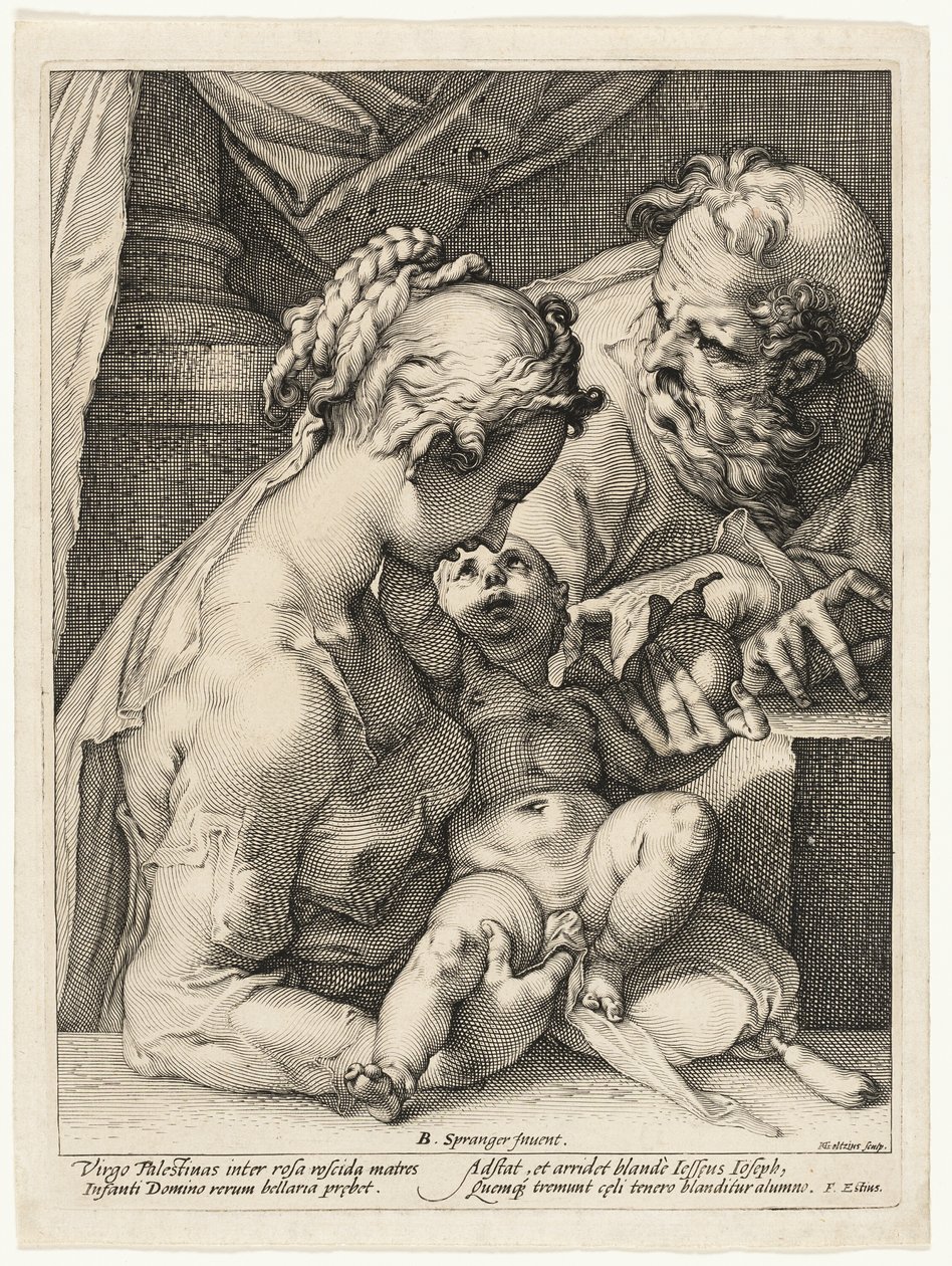 La Sainte Famille - Hendrick Goltzius