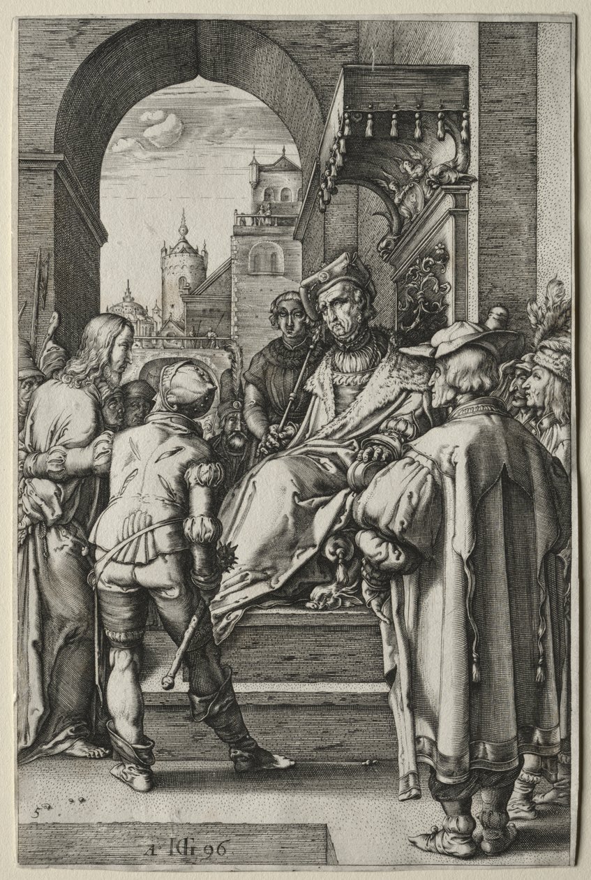 La Passion : Le Christ devant Pilate - Hendrick Goltzius