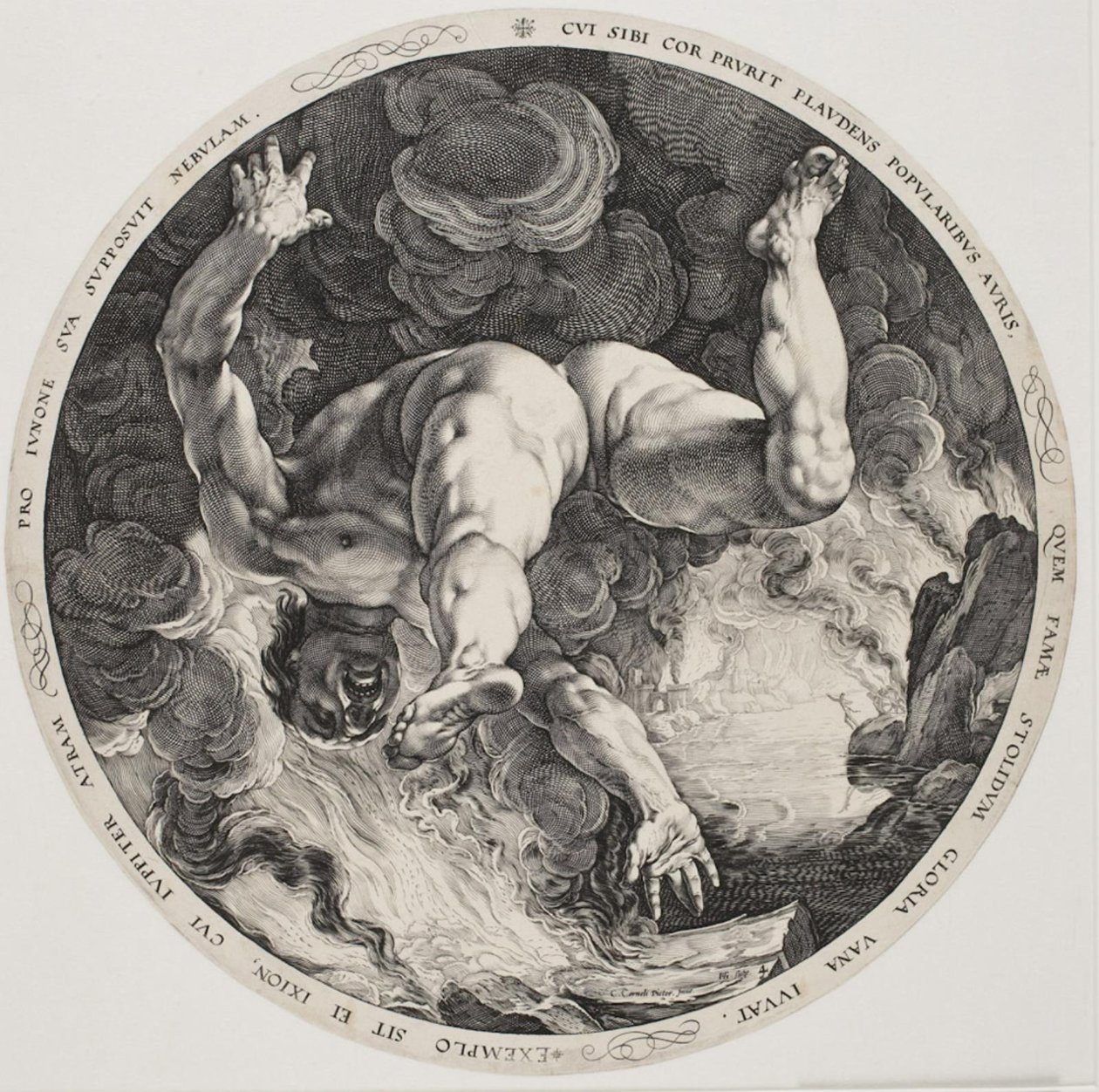 Les quatre disgraciés - Ixion - Hendrick Goltzius