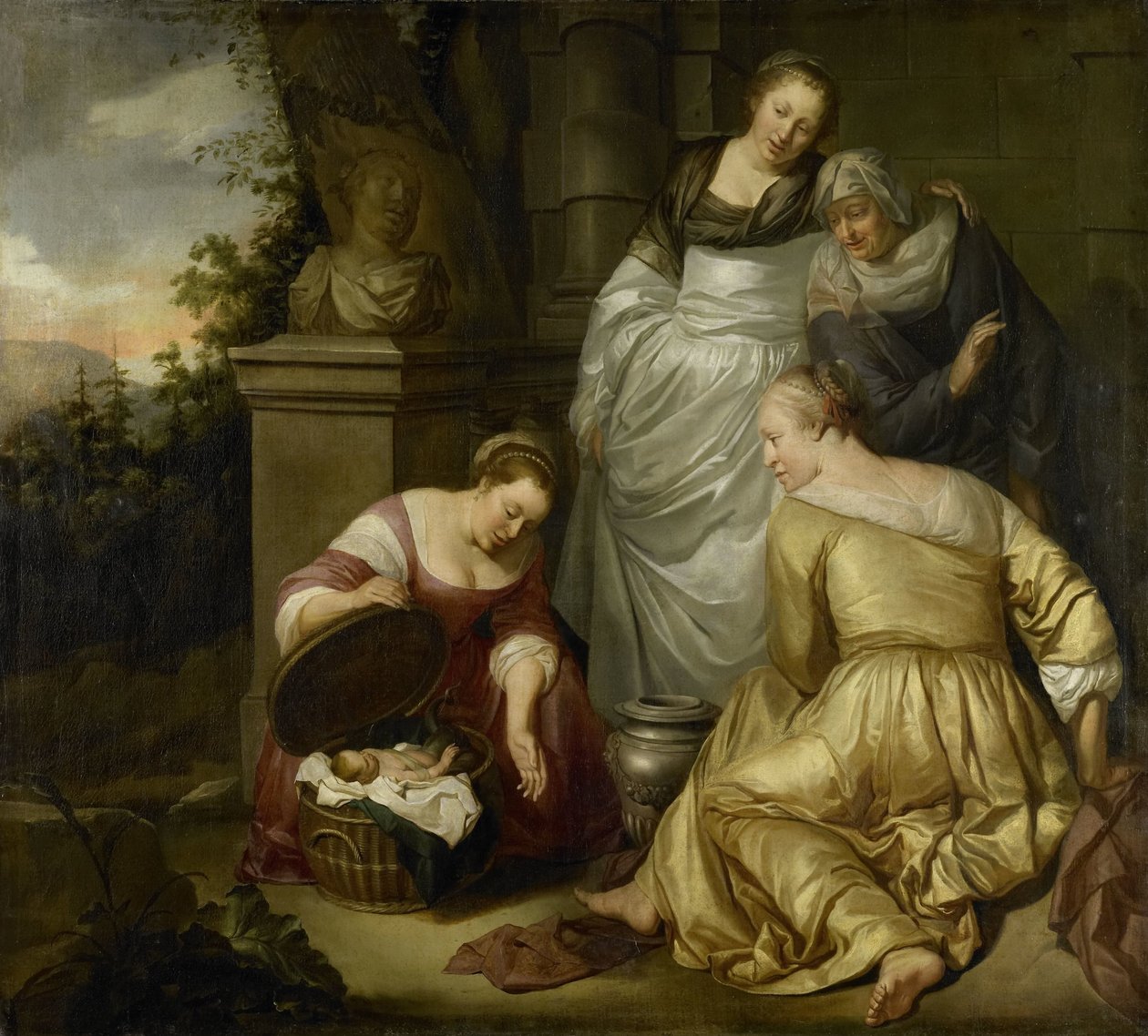 Érichthonios trouvé par les filles de Cécrops - Hendrick Heerschop