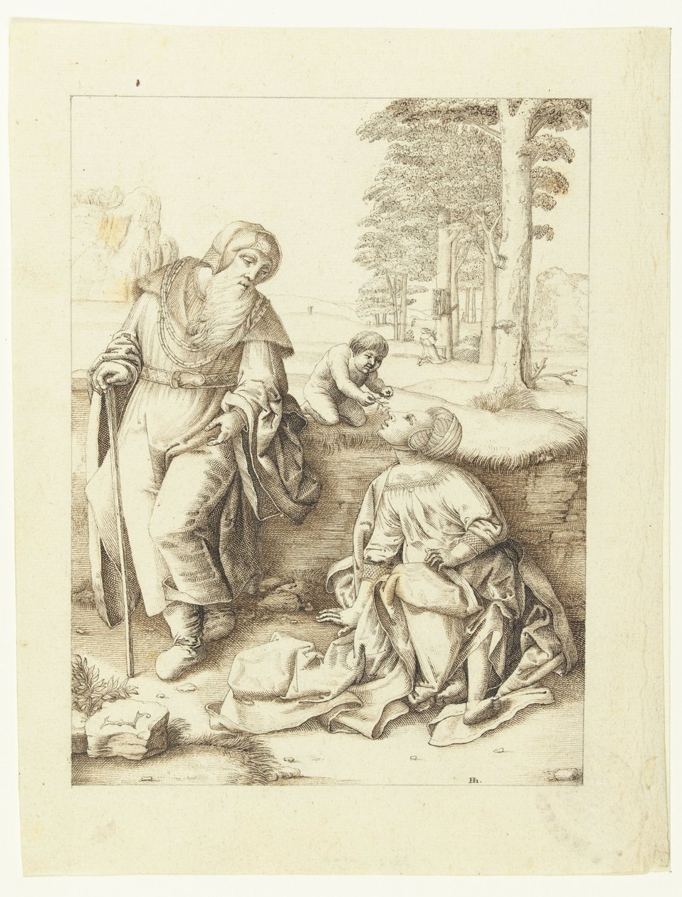 La Sainte Famille - Hendrick Hondius (I)