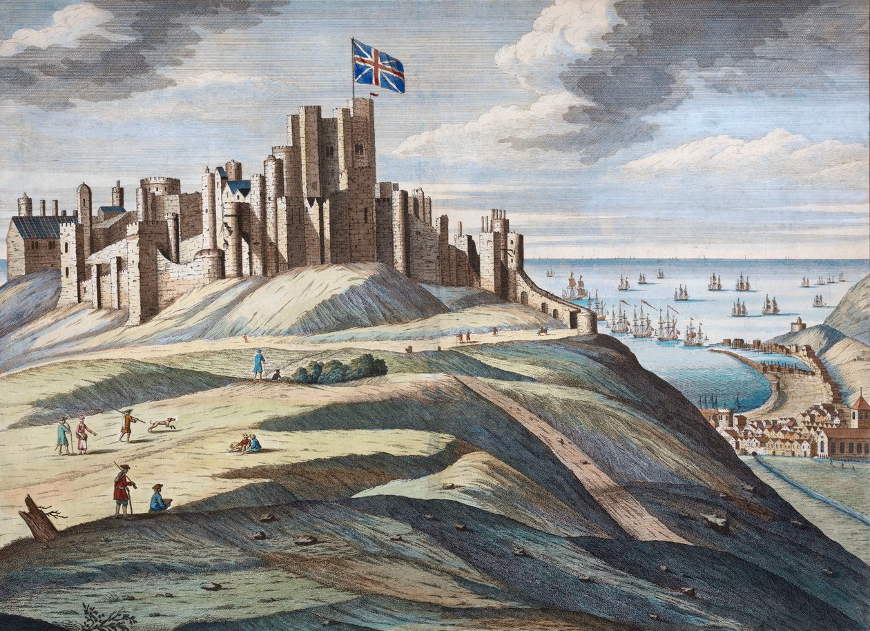 Château de Douvres au début du 18ème siècle - Hendrick Hulsberg