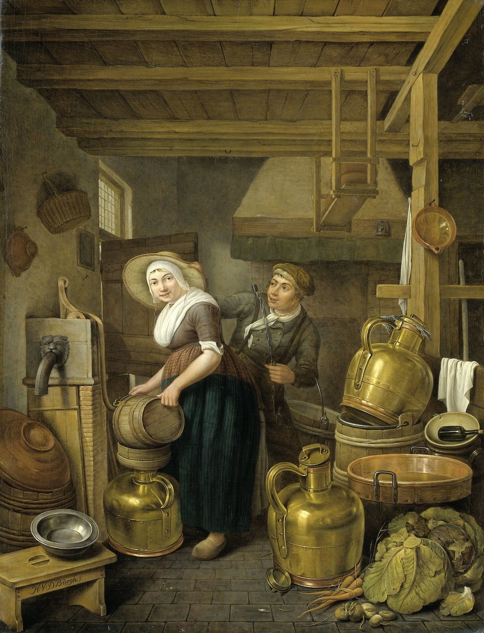 Après la traite - Hendrick van der Burch