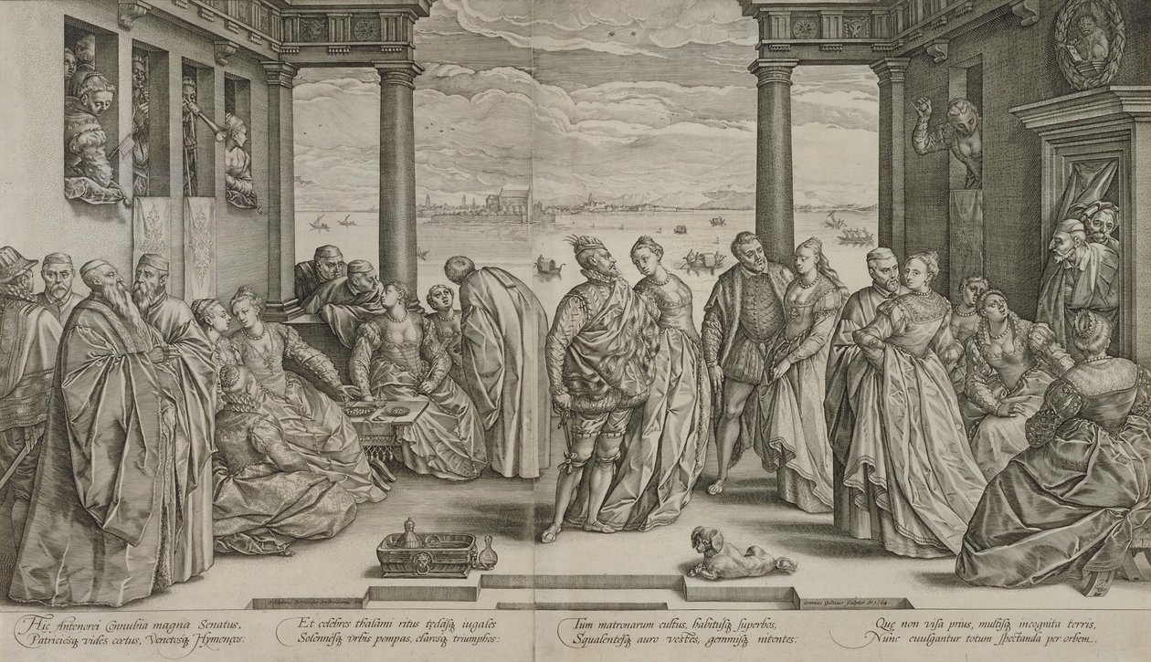Le mariage vénitien, 1584 - Hendrik Goltzius