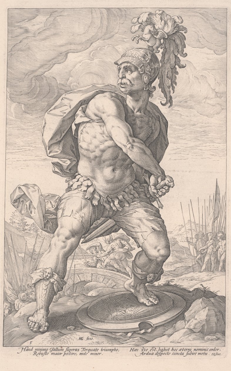 Titus Manlius Torquatus - Hendrik Goltzius
