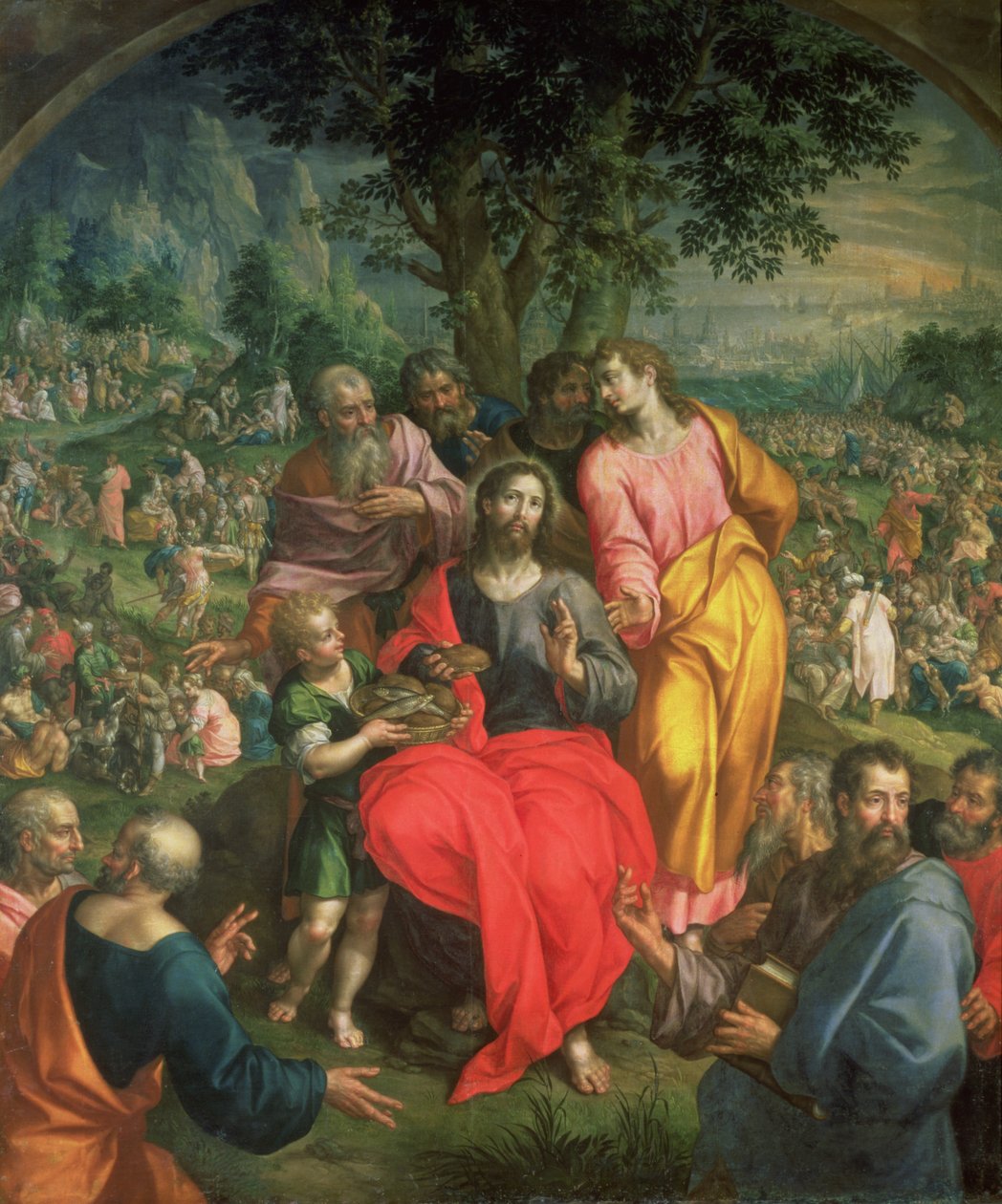 La Multiplication des pains, vers 1590 - Hendrick de Clerck