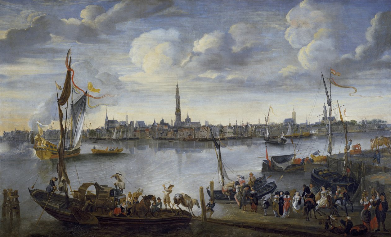 Anvers depuis la Rive Opposée de l