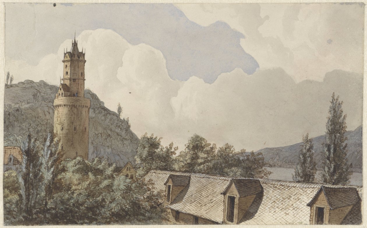 Vue sur Andernach et le Rhin - Hendrik Abraham Klinkhamer