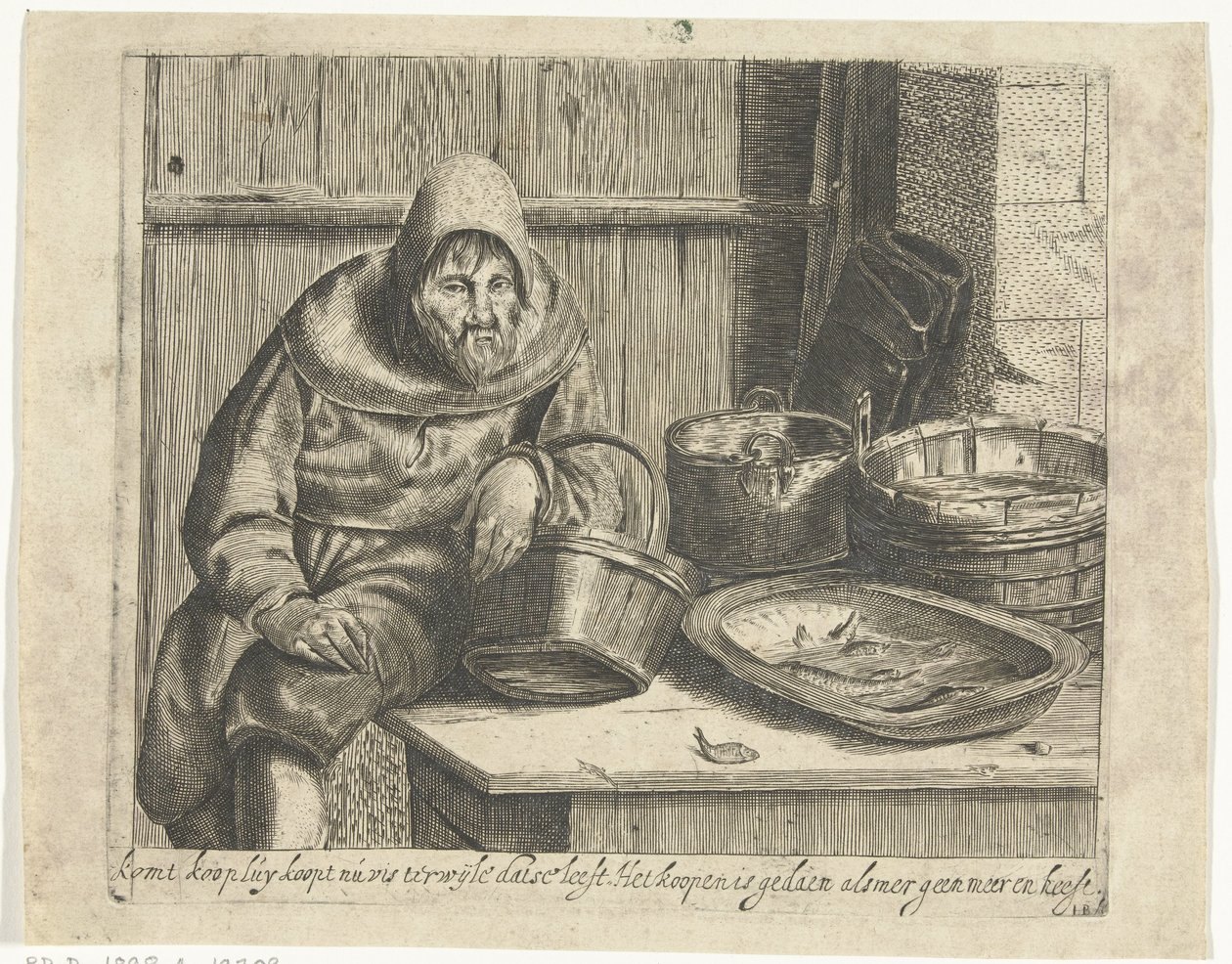 Vendeur de poissons - Hendrik Bary