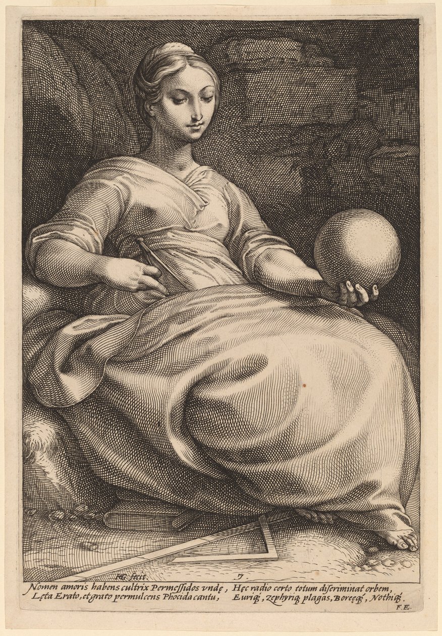 Érato - Hendrik Goltzius