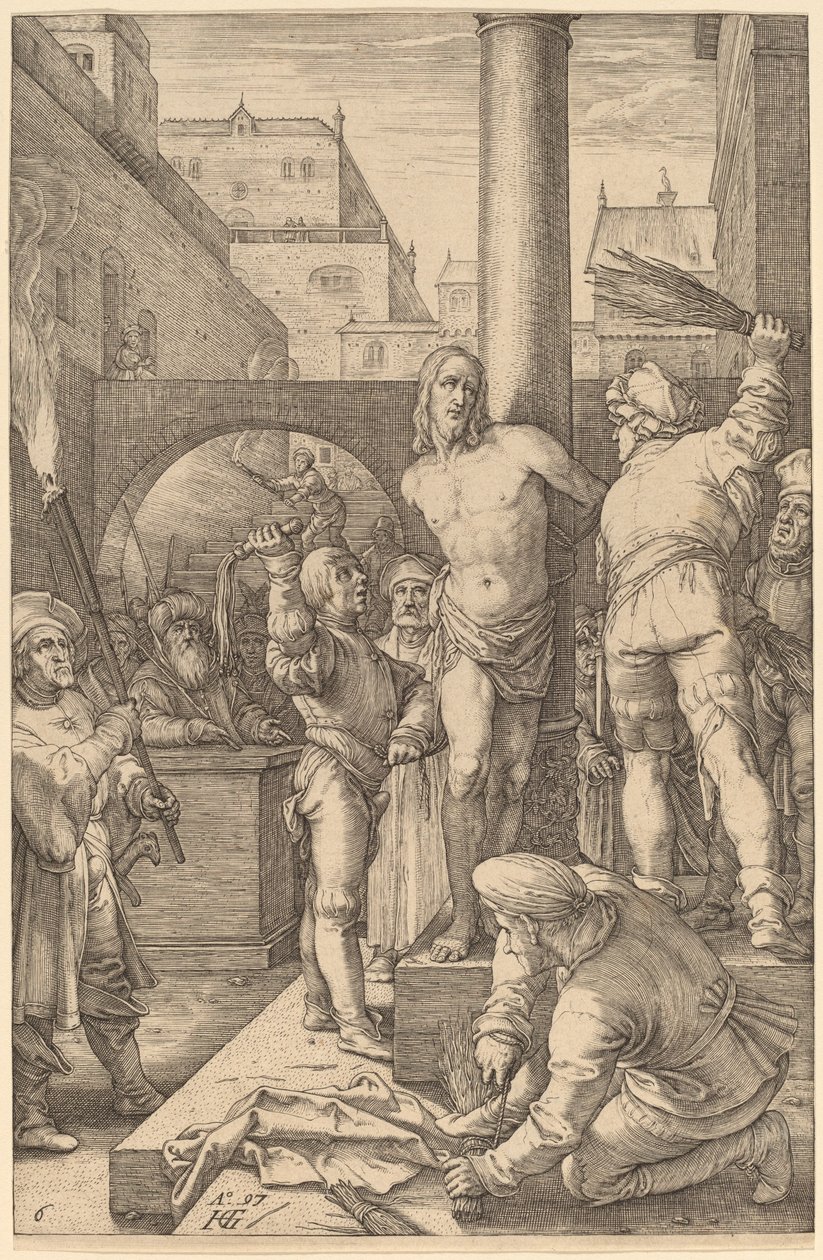 Flagellation du Christ - Hendrik Goltzius