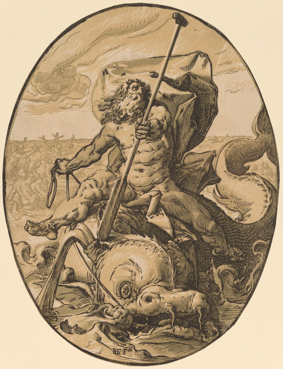 Océanus - Hendrik Goltzius