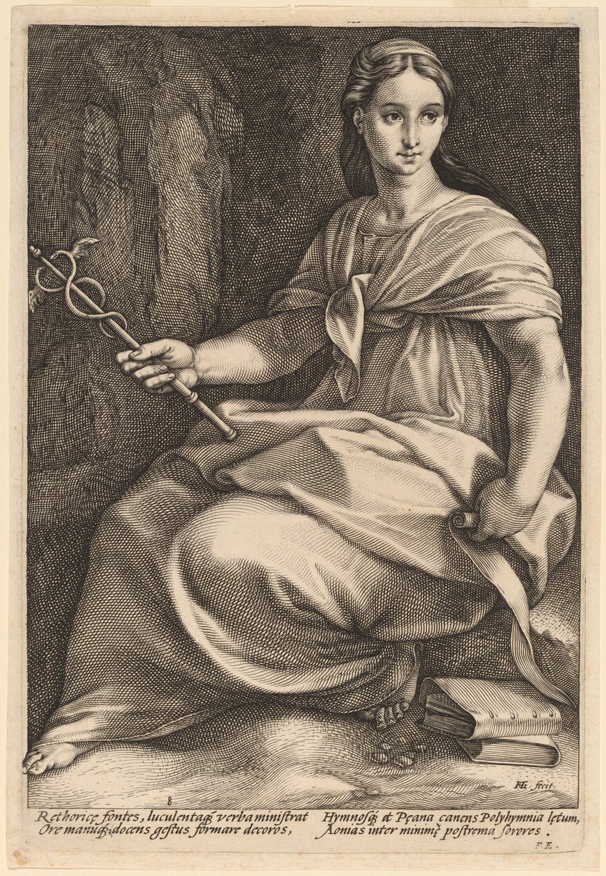Polymnie - Hendrik Goltzius