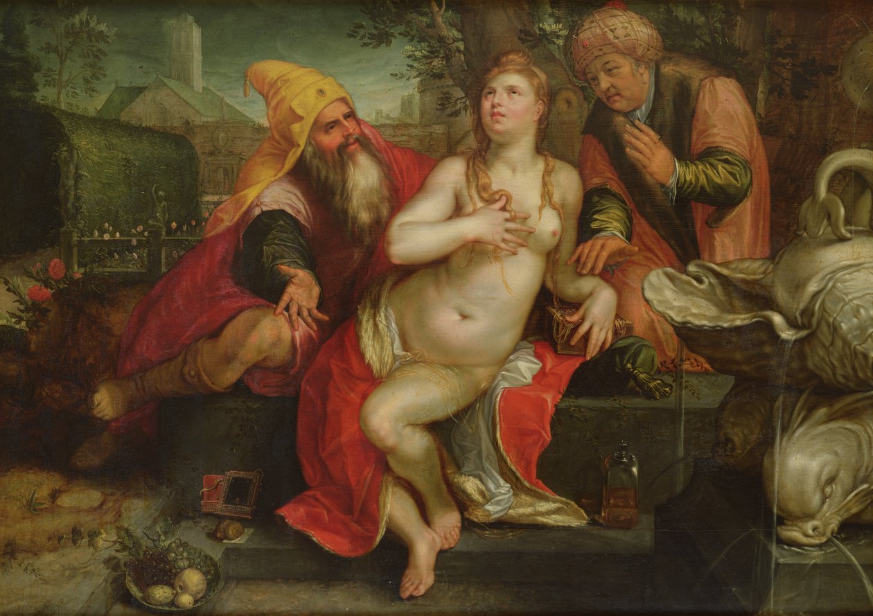 Suzanne et les vieillards, 1607 - Hendrik Goltzius