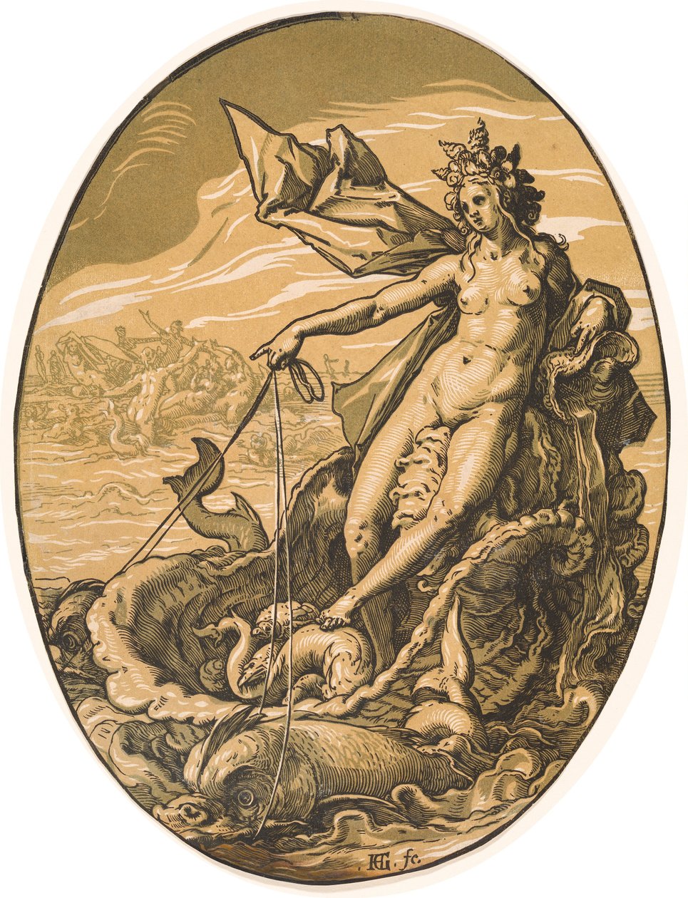 Téthys - Hendrik Goltzius