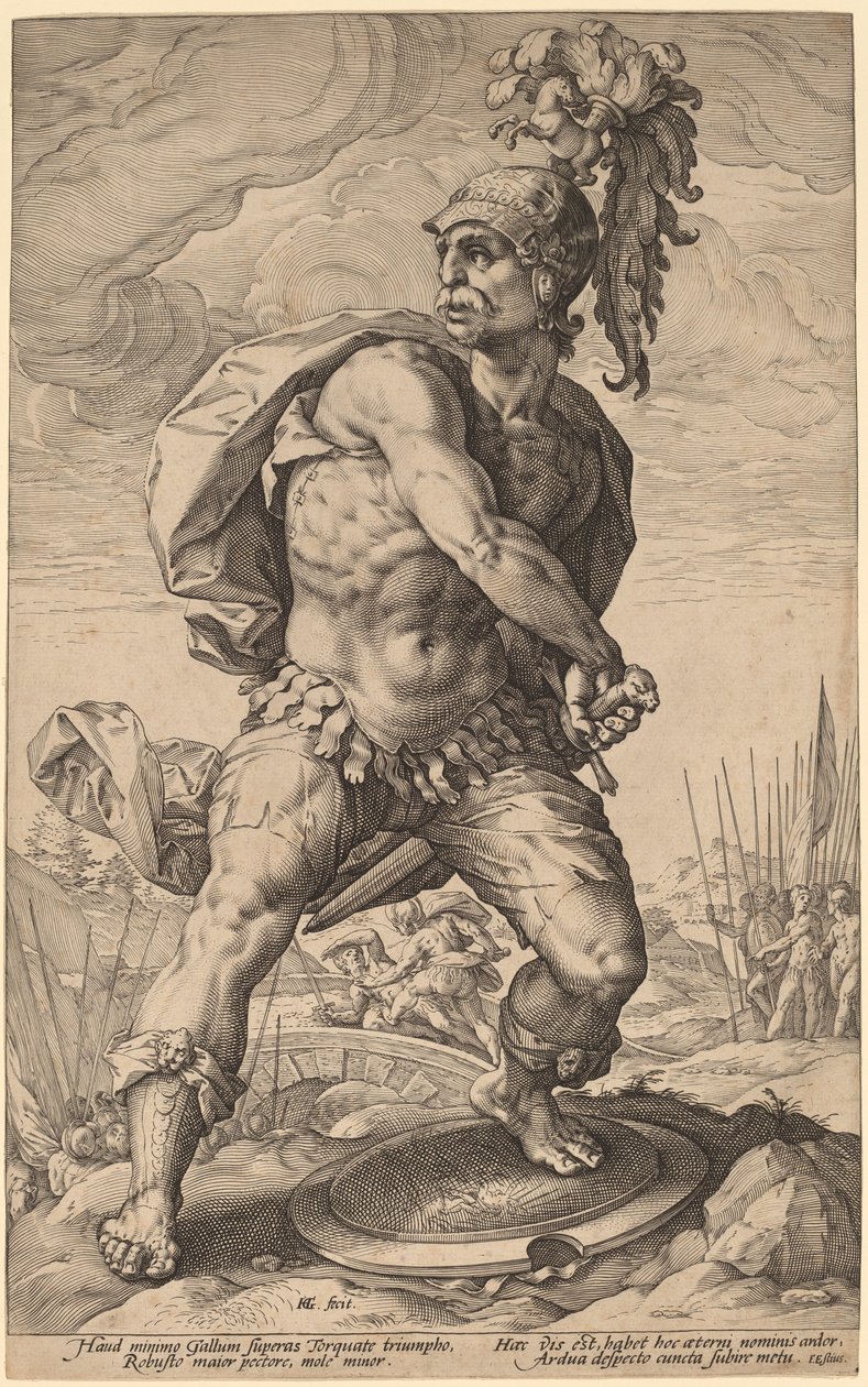 Titus Manlius Torquatus - Hendrik Goltzius