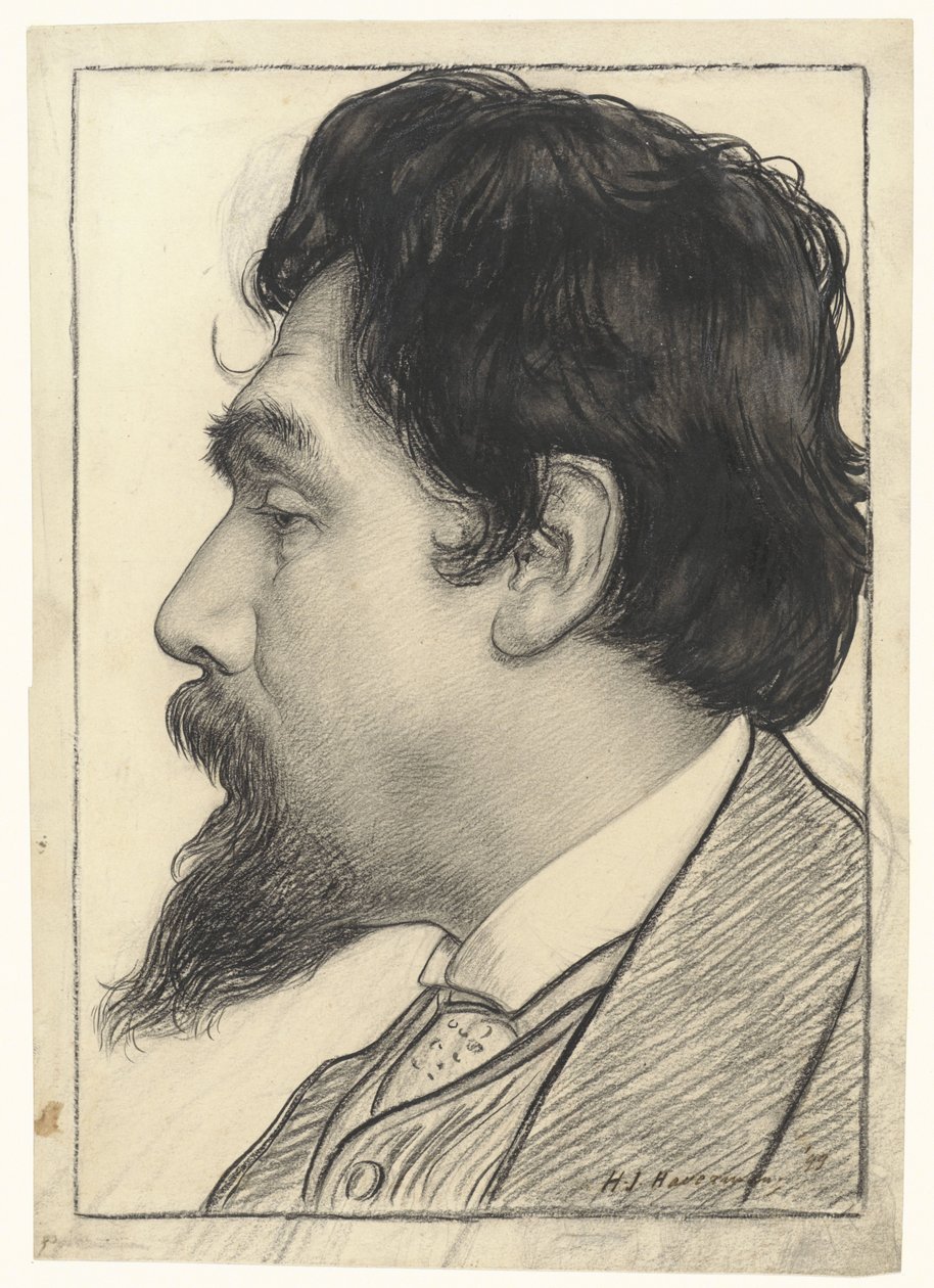 Portrait de Jan Toorop - Hendrik Johannes Haverman