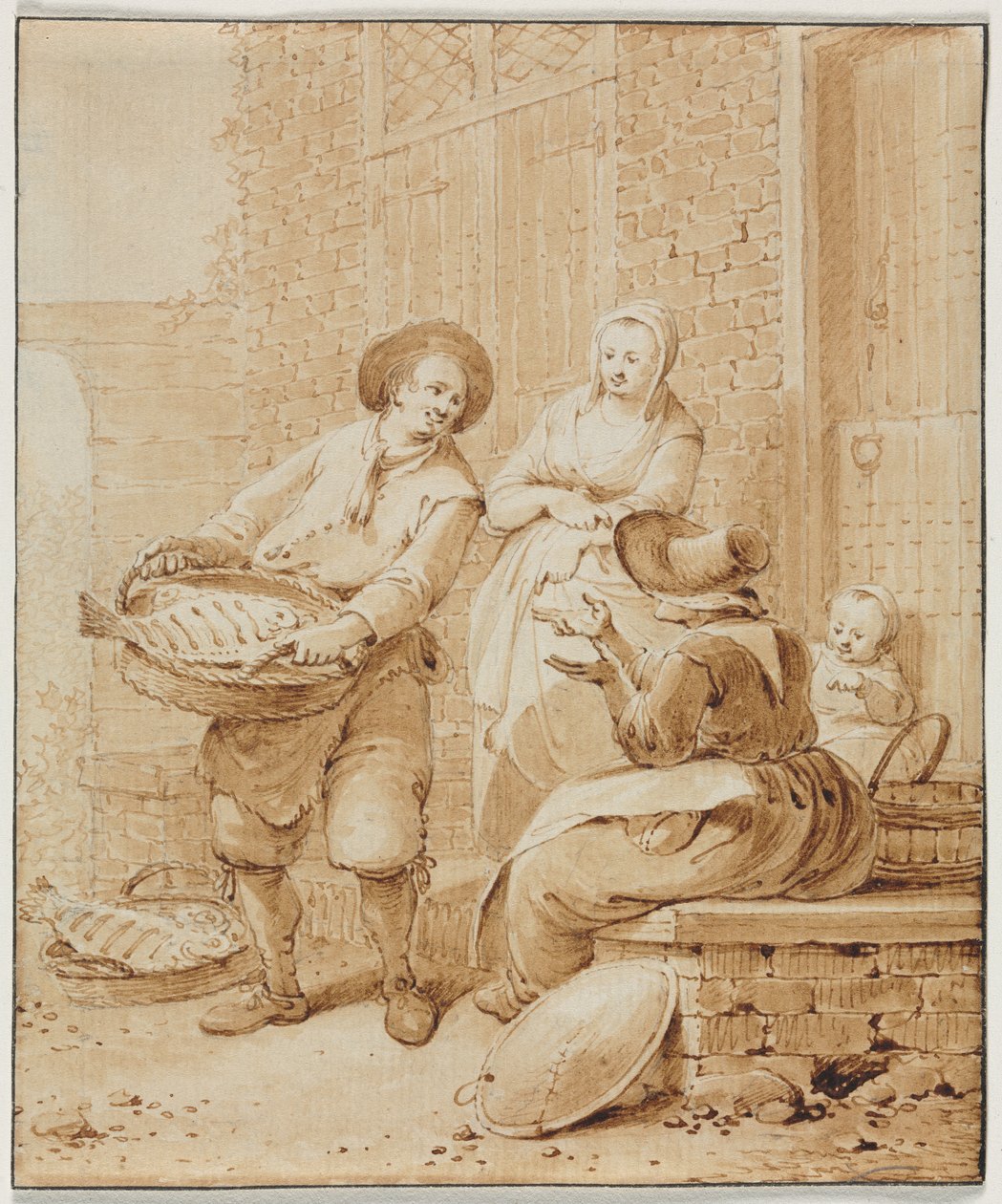 Le poissonnier - Hendrik Meijer