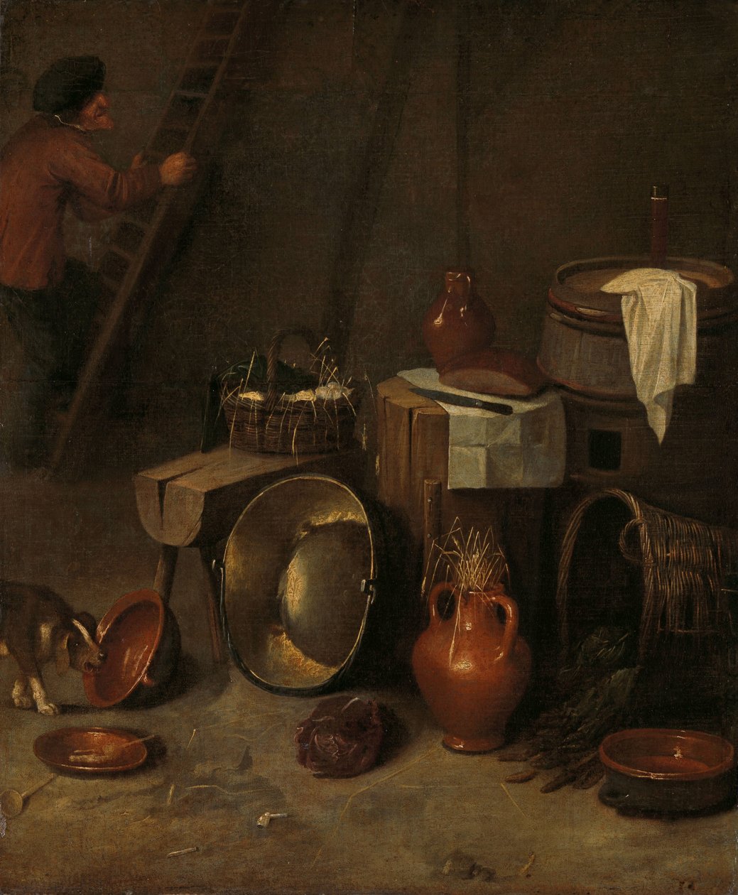 Nature morte dans une étable - Hendrik Potuyl