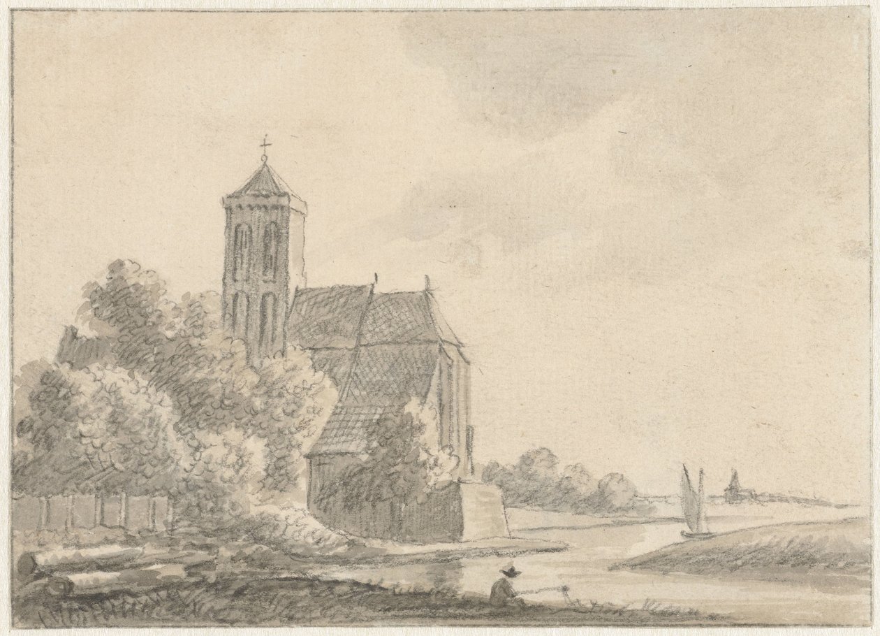Vue de Cuijk - Hendrik Tavenier (possibly)