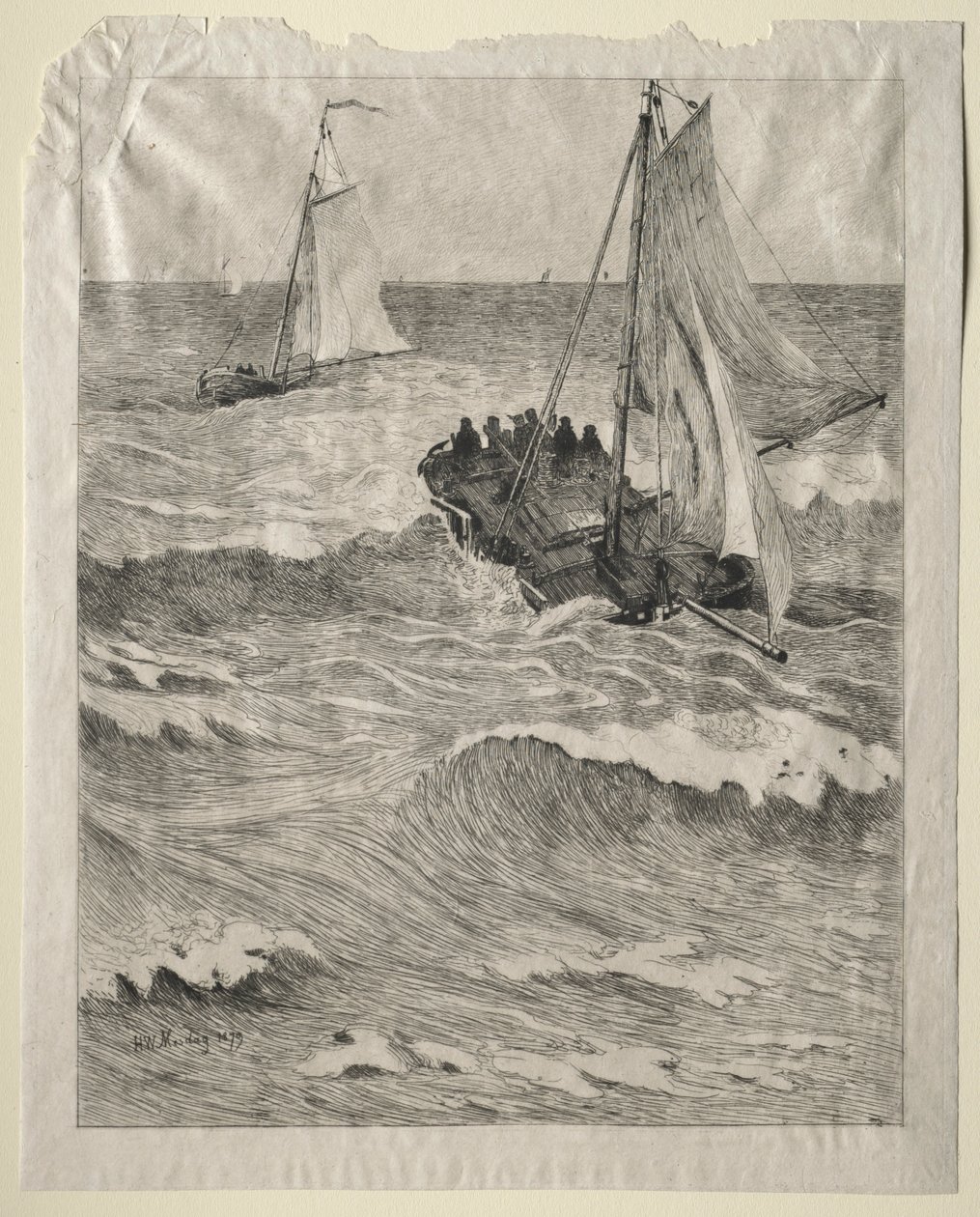 Scène marine, 1879 - Hendrik Willem Mesdag