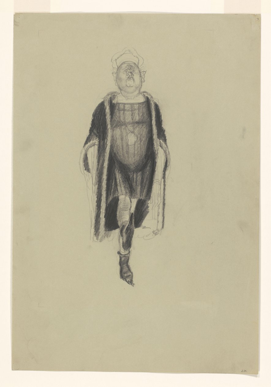 Figure avec le nez en l
