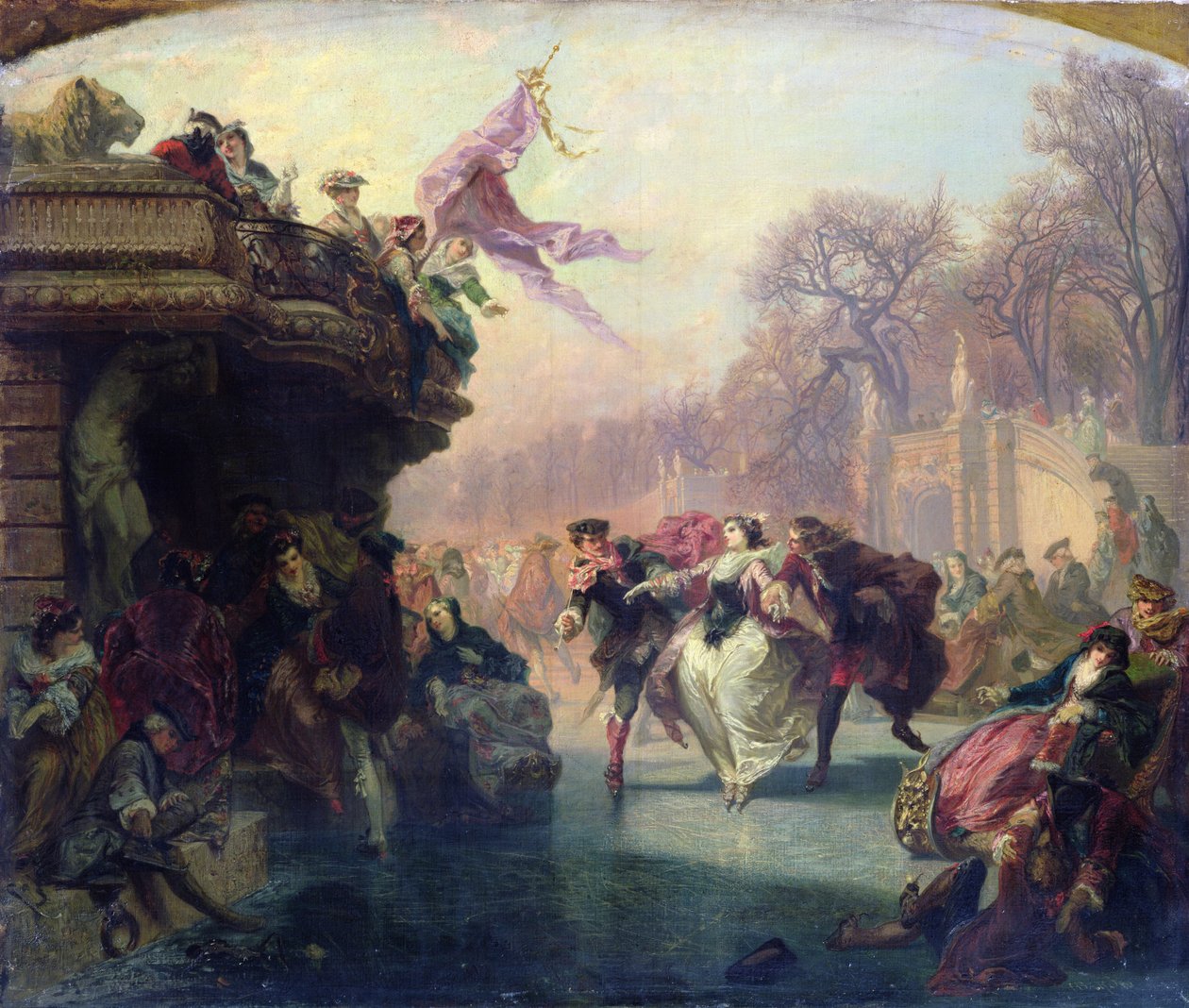 Les Patineurs - Henri Baron