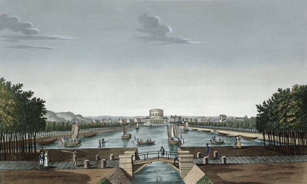 Vue du Bassin du Canal de l