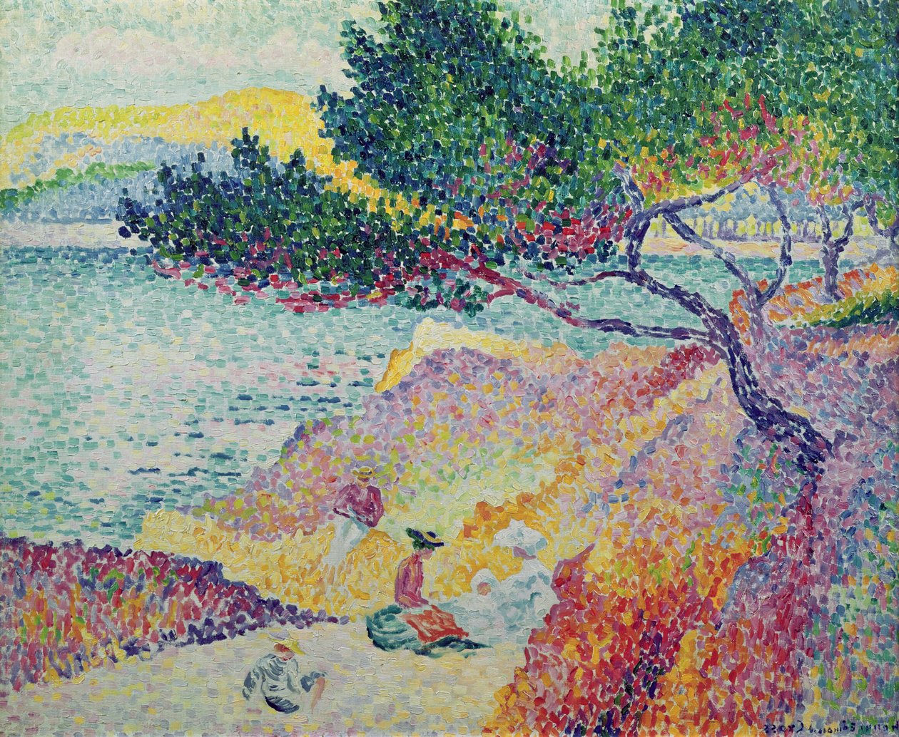 La Plage de Saint-Clair, 1906-07 - Henri Edmond Cross