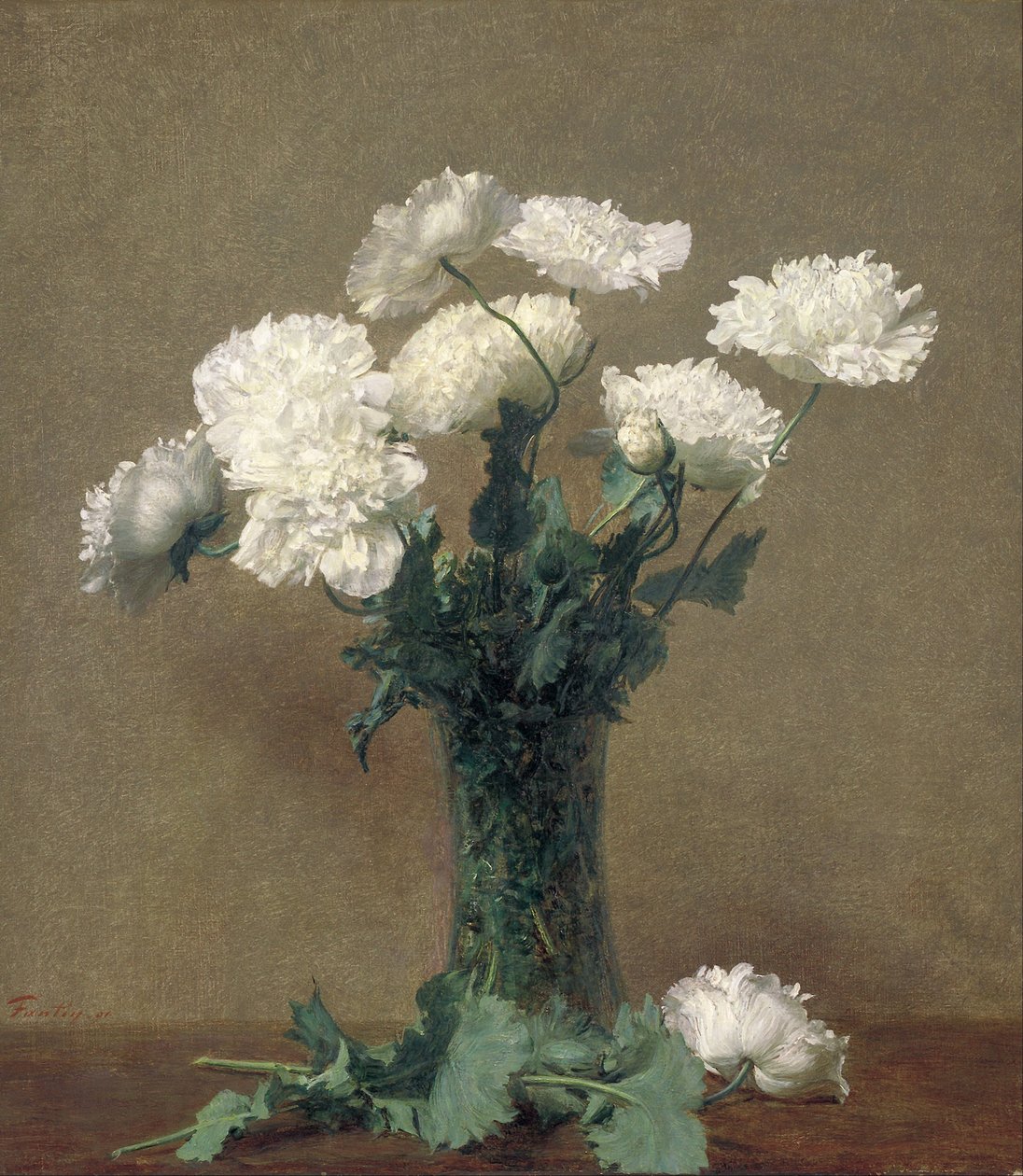 Coquelicots - Ignace Henri Jean Fantin Latour