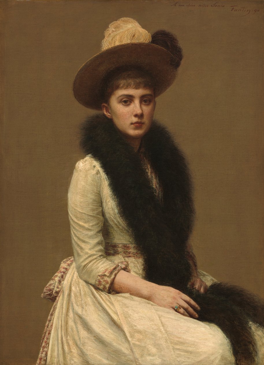 Portrait de Sonia - Ignace Henri Jean Fantin Latour