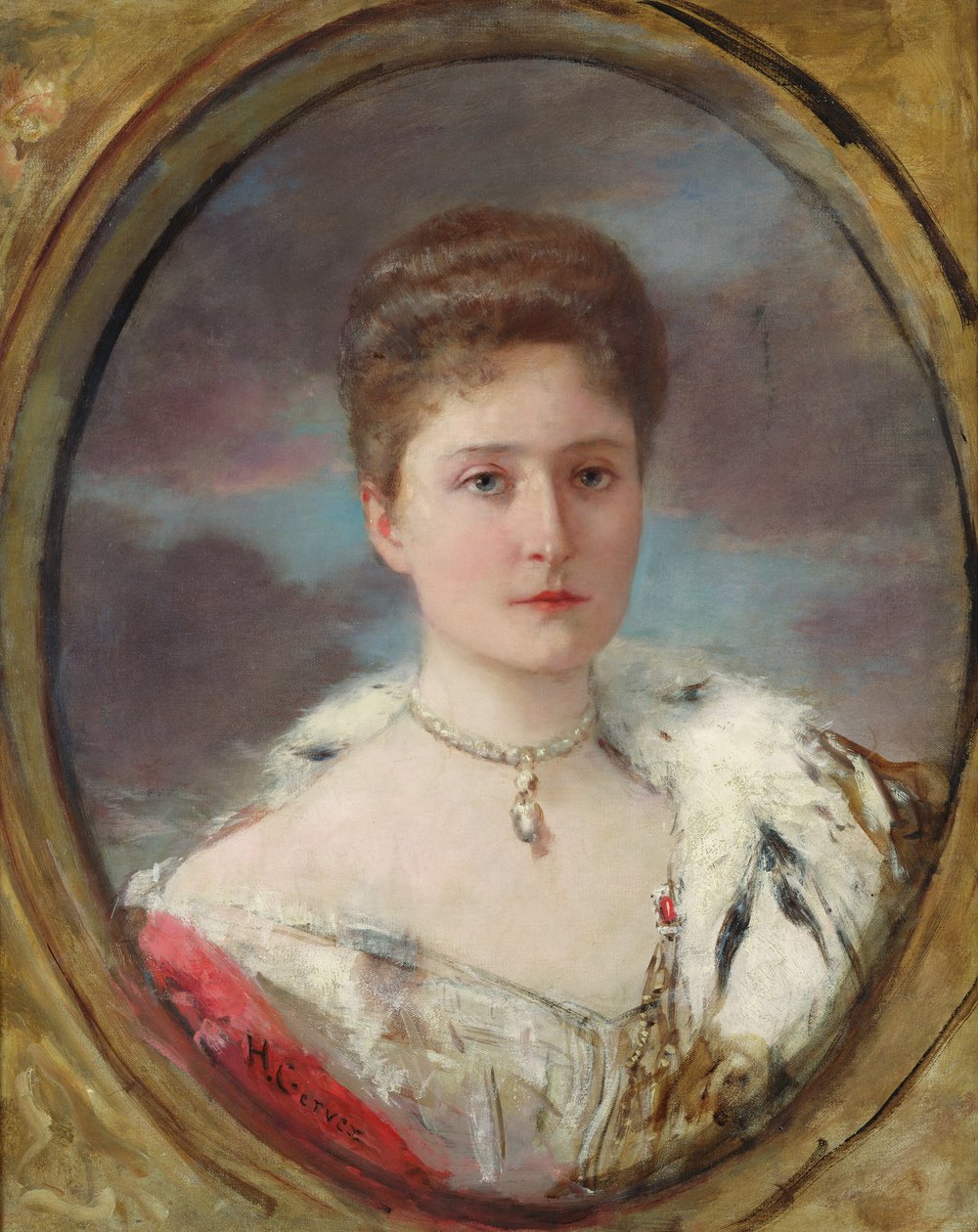 Portrait de la Tsarine Alexandra (1872-1918), 1898 - Henri Gervex