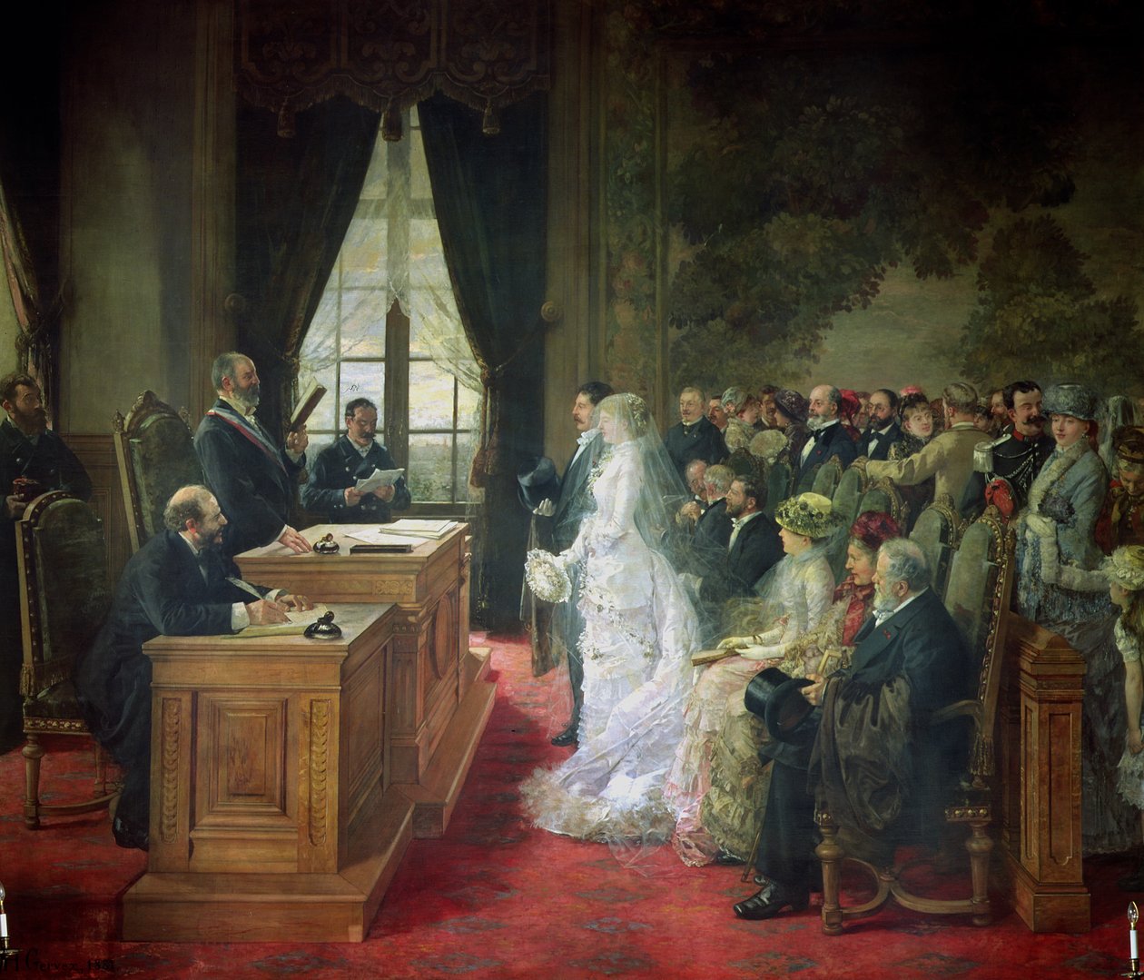 Le Mariage Civil, 1881 - Henri Gervex