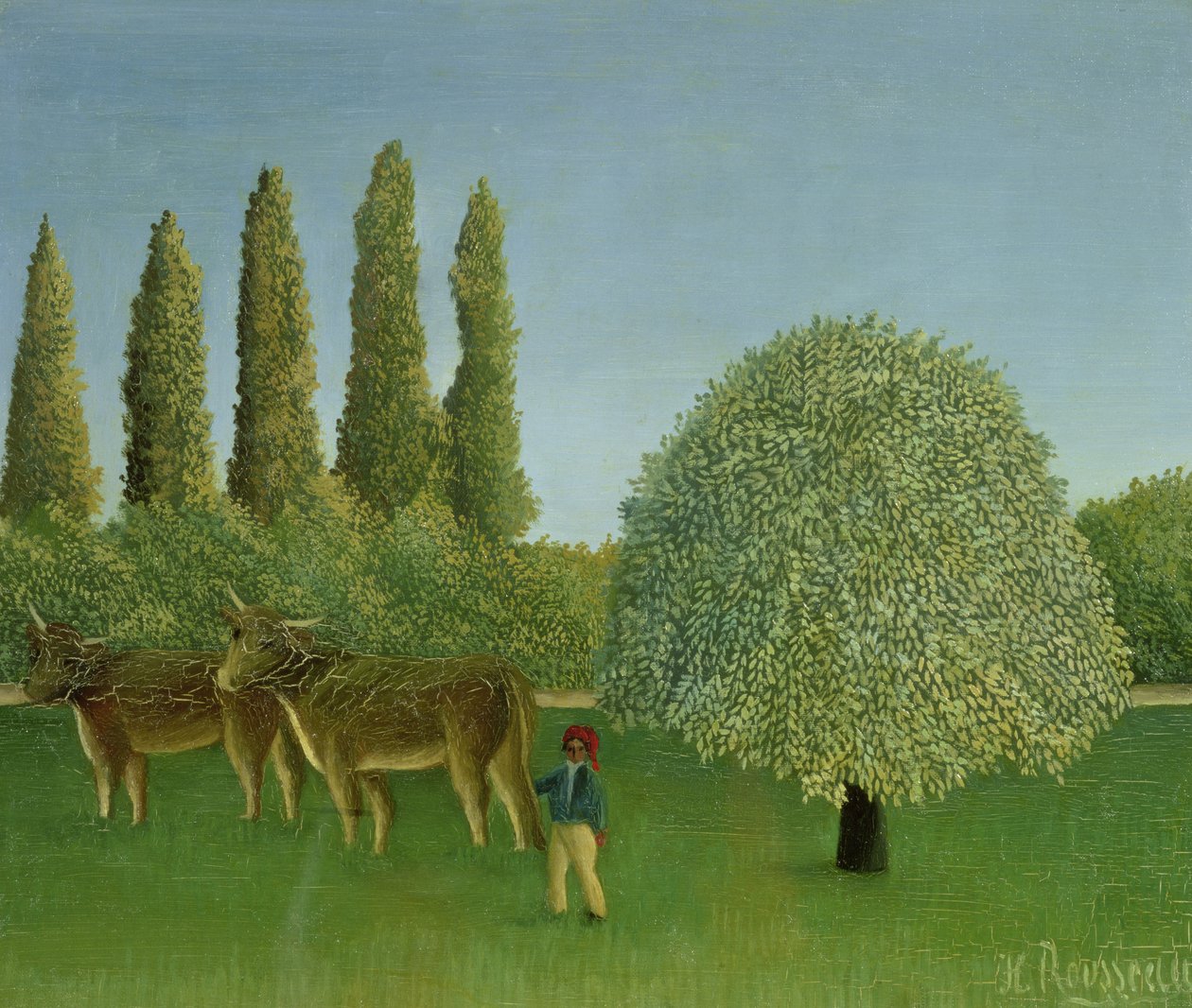 Dans les champs, 1910 - Henri Rousseau