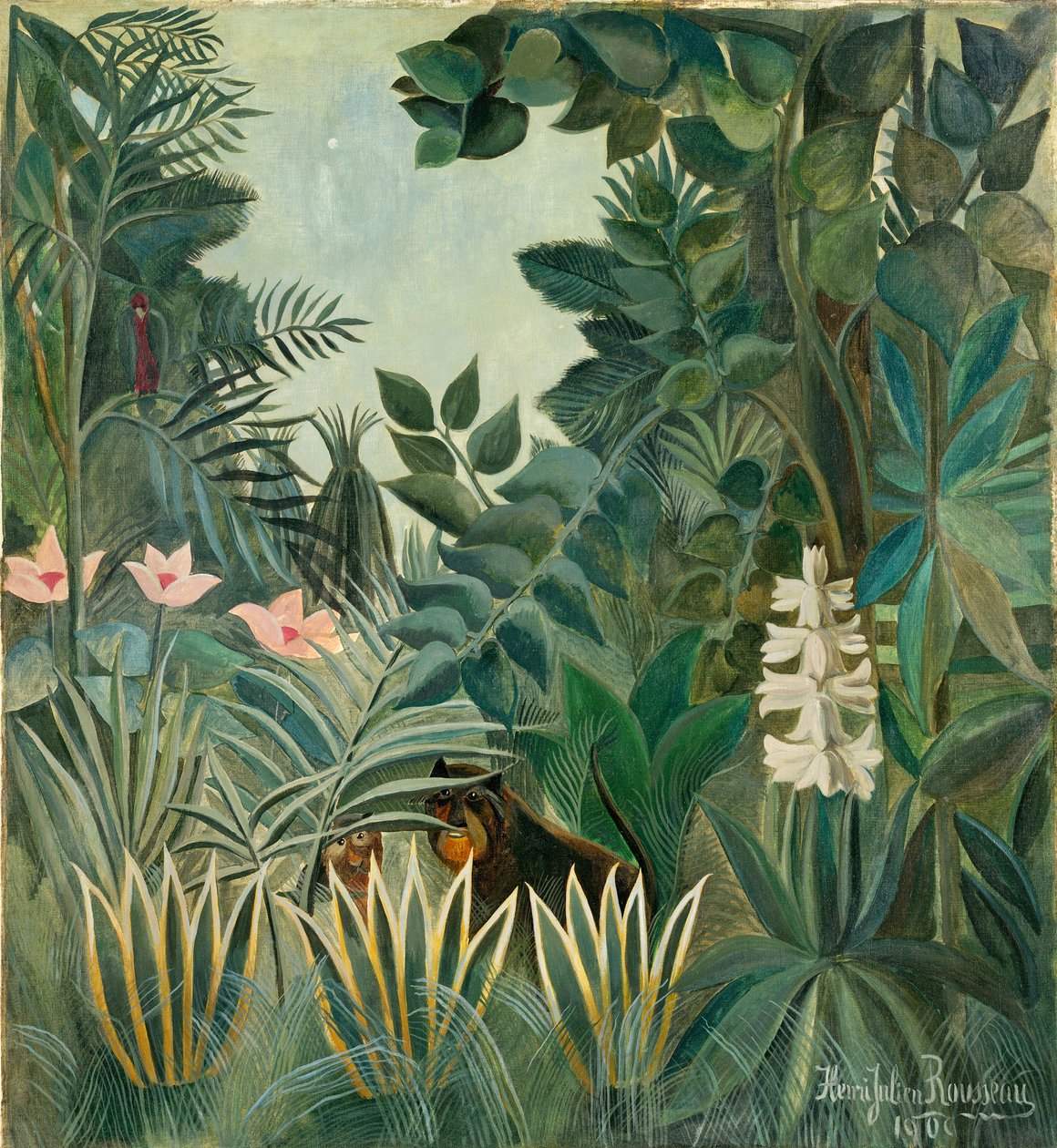 La Jungle équatoriale, 1909 - Henri Rousseau
