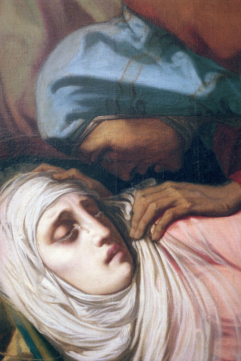 Vierge Marie au pied de la croix, 1847 (détail) - Henri Lehmann