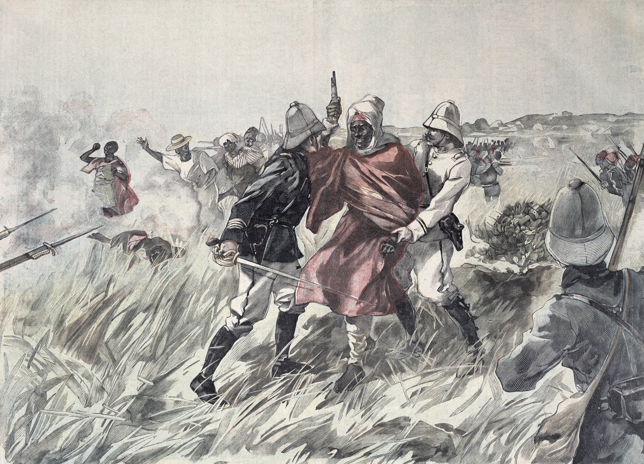 La capture de Toure Samory (vers 1835-1900) par le lieutenant Jacquin près de Guelemou en 1898, du 