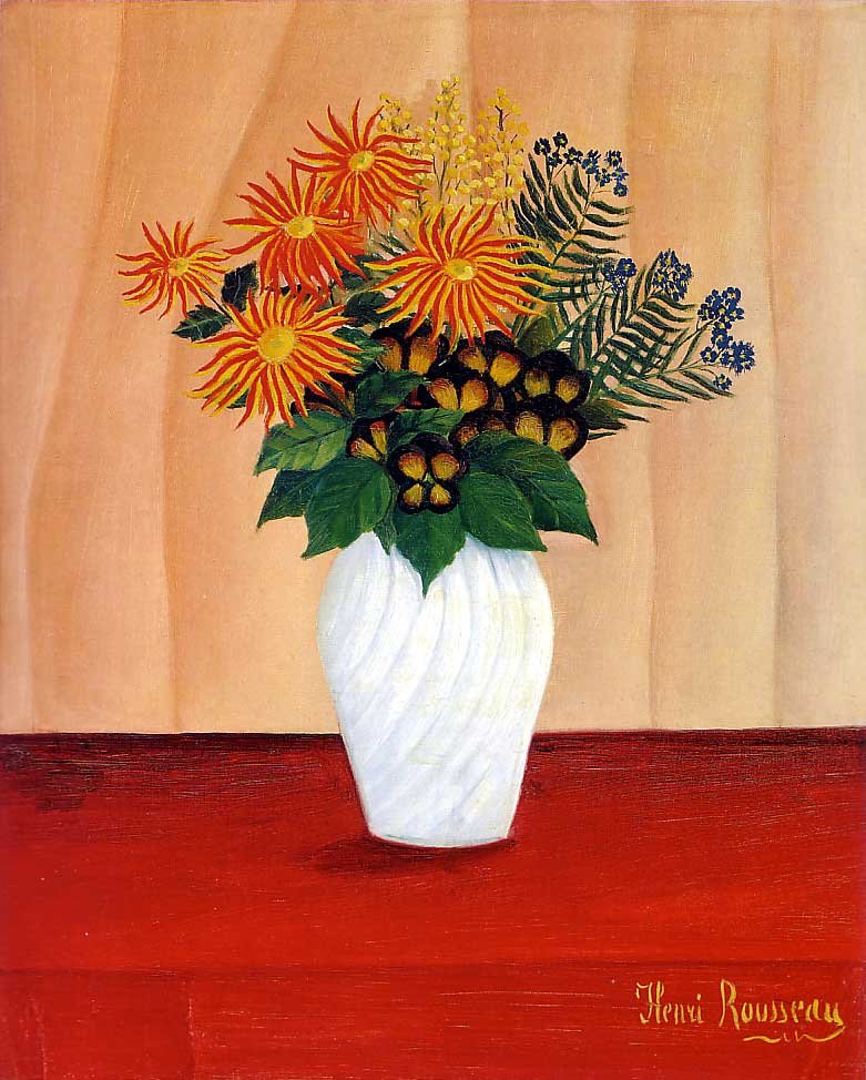 Bouquet de fleurs - Henri Rousseau