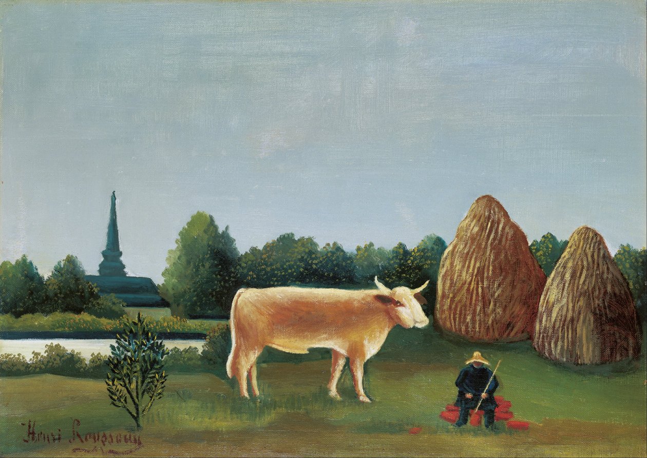 Scène à Bagneux en banlieue de Paris - Henri Rousseau