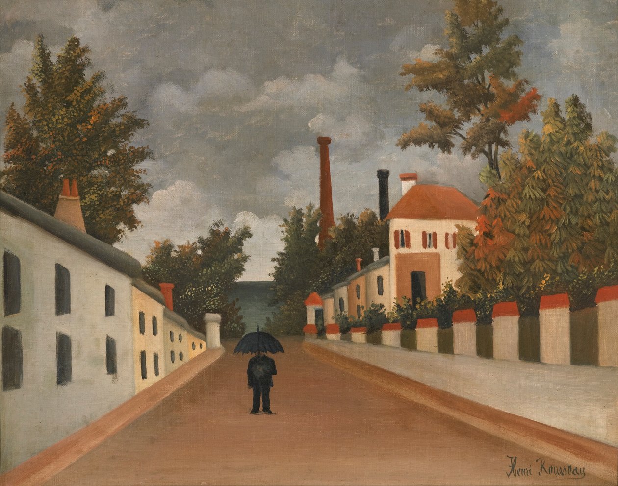 Vue des environs de Paris - Henri Rousseau