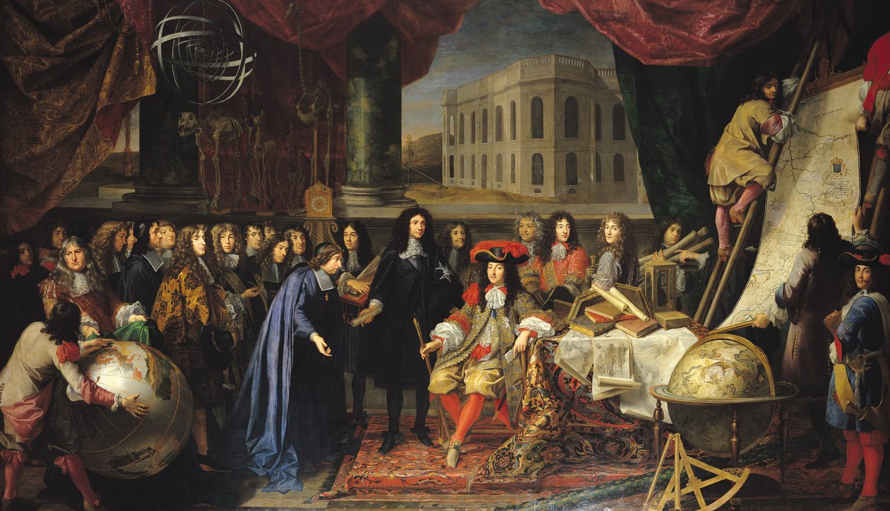 Jean-Baptiste Colbert (1619-1683) présentant les membres de l