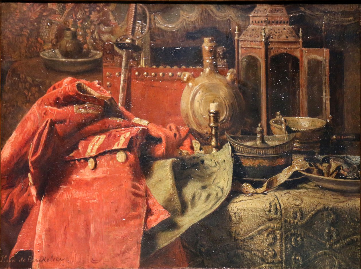 Le manteau rouge - Henri de Braekeleer